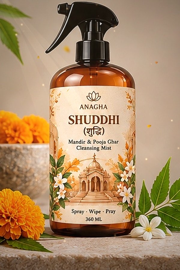 Shuddhi with marigolds, neem leaves and jasmine